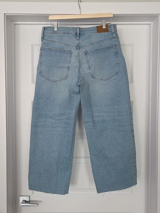 NWT Madewell The Perfect Vintage Wide-Leg Crop Jean, Size 30 - Picture 7 of 13